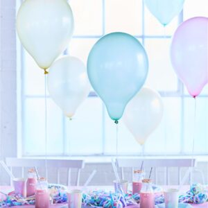 Talking Tables We Heart Pastel Iridescent Shiny Paper Cups for a Birthday Party, Unicorn Party, or Children's Party, Pink (12 Pack)