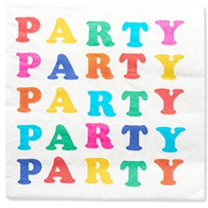 American Greetings Rainbow Party Supplies, Lunch Napkins (50-Count)