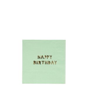 Meri Meri Happy Birthday Small Napkin