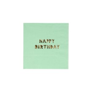 Meri Meri Happy Birthday Small Napkin