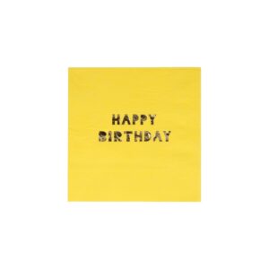 Meri Meri Happy Birthday Small Napkin