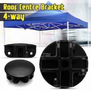 FASTROHY Pop-up Gazebo Tent Spare Parts 4-Way Roof Centre Connector Bracket Replacement Black