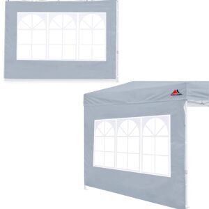 SCOCANOPY 2PCS SideWall with Window for 8x8 Canopy Frame (Grey)