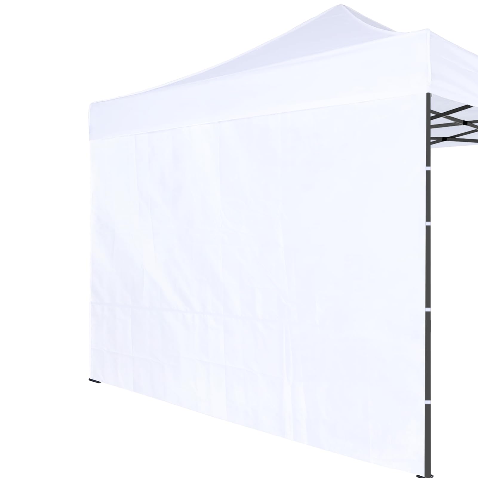 Joroamp Instant Canopy Tent Sidewalls for 10×10 Pop Up Canopy, Waterproof and UV Protection Canopy Sunwall, 1 Pack Straight Leg Canopy SideWall Only (White)