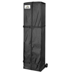 instahibit pro xl canopy carry bag wheeled for 10x20' popup event shelter tent storage case