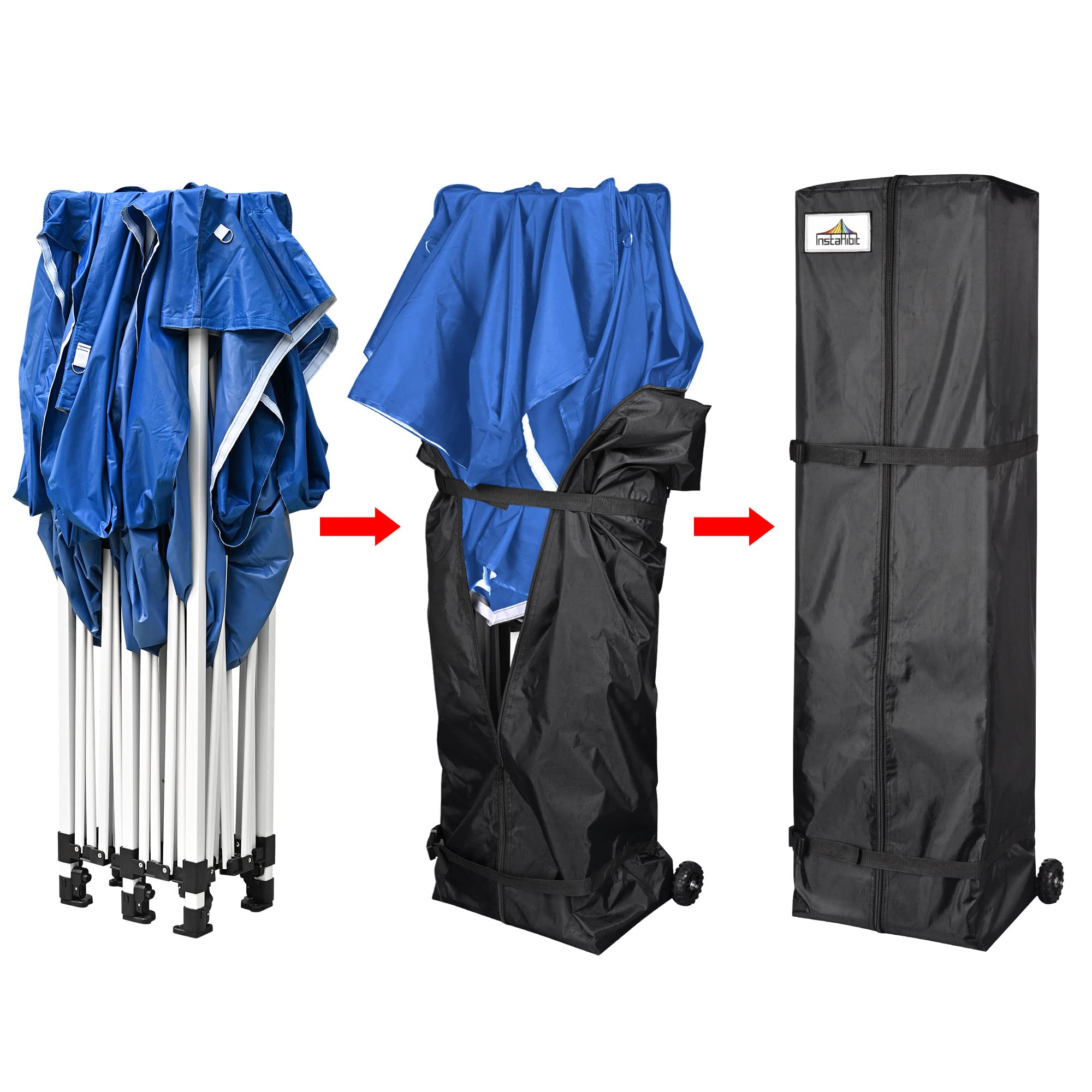 Instahibit Pro XL Canopy Carry Bag Wheeled for 10x20' Popup Event Shelter Tent Storage Case