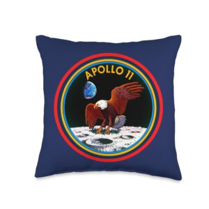 Apollo 11 Eagle Moon Landing Throw Pillow