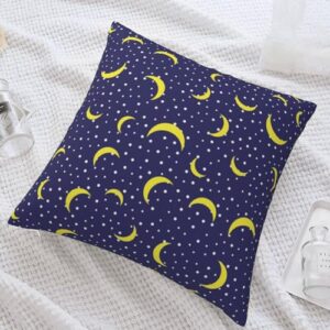 Lukbfall Moon Dot Pattern Background Decorative Pillow Cover 18 X 18 Inch Moroccan Home Decoration Pillowcases Cushion Cover Square Throw Pillow Cover for Couch Sofa Bed Living Room Bedroom