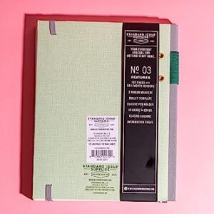 DesignWorks Ink Standard Issue Bound Personal Journal, Green