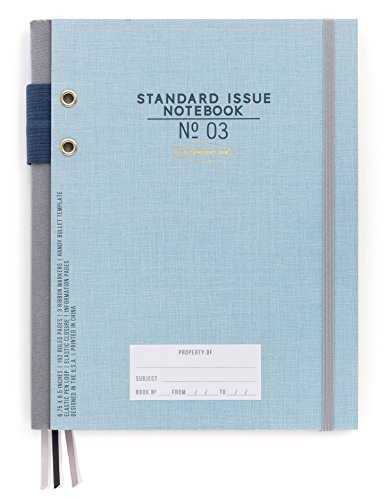 DesignWorks Ink Standard Issue Bound Personal Journal, Blue 6.75" x 8.5"