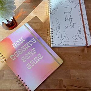 DesignWorks Ink YOU DESERVE GUIDED WELLNESS JOURNAL