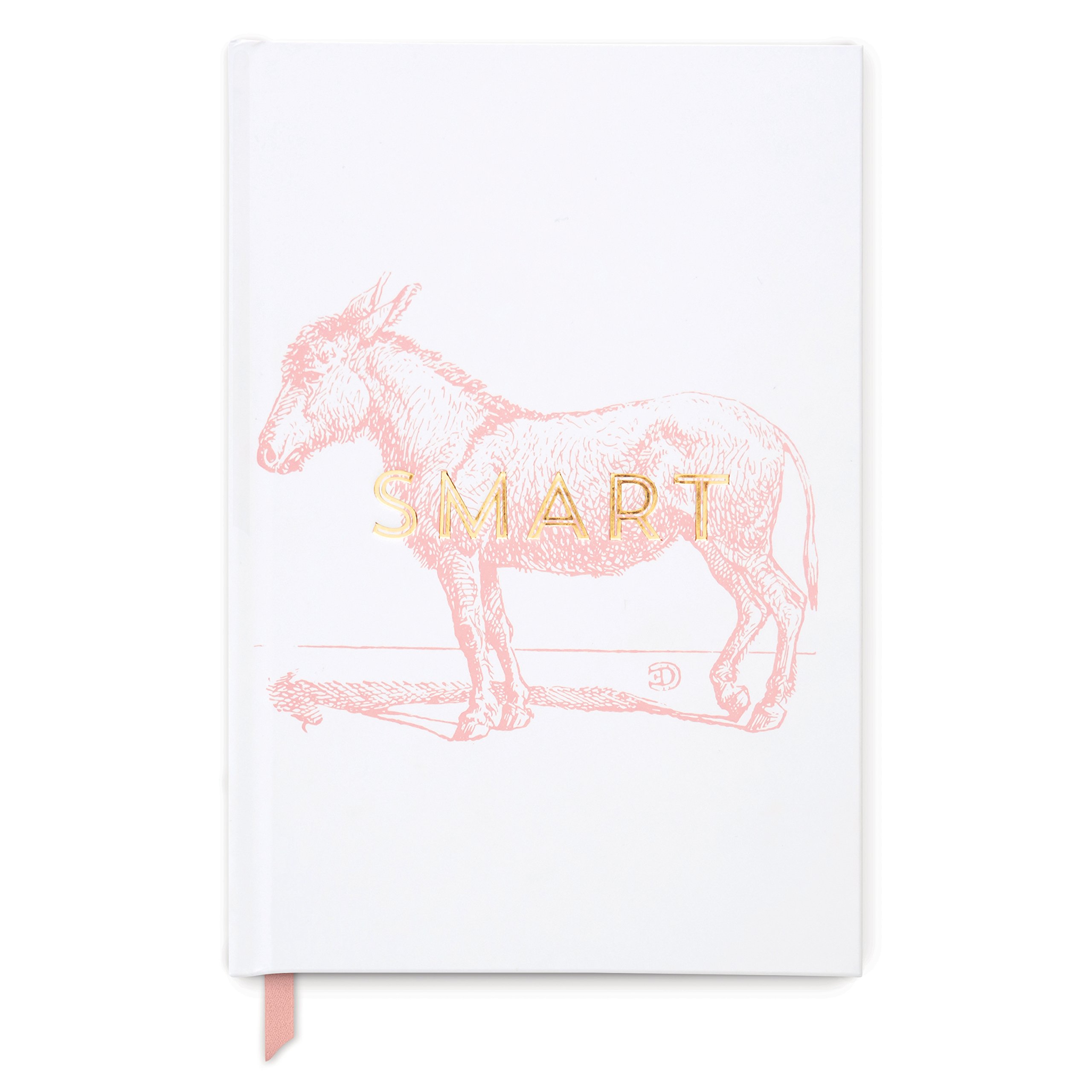 Designworks Ink Vintage Sass A5 Hardcover Notebook Journal, Design: Smart, Colour: White, 14.6cm x 21.6cm, JB86-1094EU. 240 Lined Pages. Soy Based Ink.