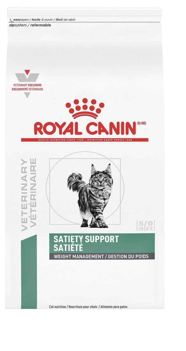 Royal Canin Veterinary Diet Feline Satiety Support Weight Management Dry Cat Food, 12 oz