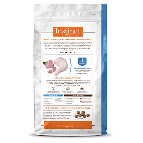 Instinct Limited Ingredient Diet Grain Free Recipe with Real Turkey Natural Dry Cat Food, 11 lb. Bag