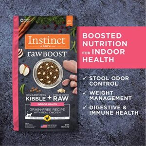 Instinct Raw Boost Indoor Health Grain Free Recipe with Real Chicken Natural Dry Cat Food, 5 lb. Bag