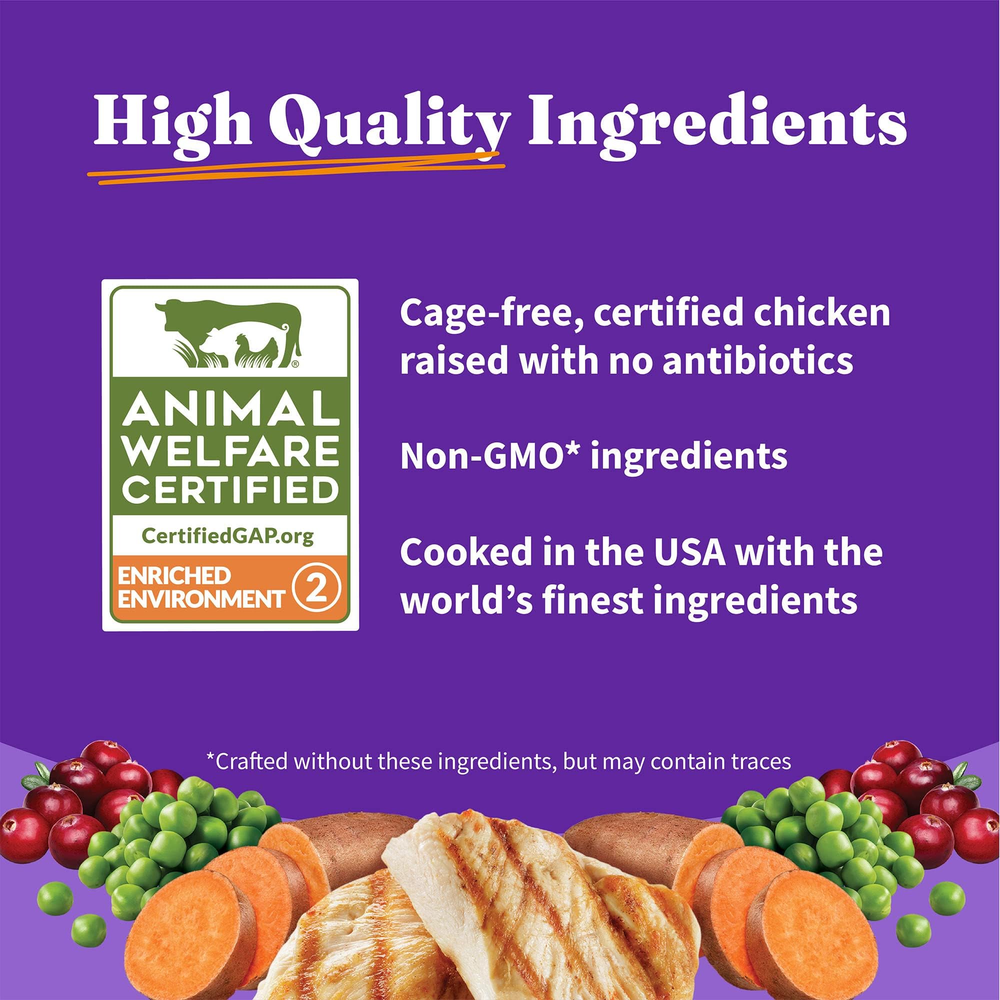 Halo Holistic Indoor Cat Food Dry, Grain Free Cage-free Chicken Recipe for healthy weight support, Complete Digestive Health, Dry Cat Food Bag, Adult Formula, 3-lb Bag