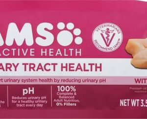 IAMS PROACTIVE HEALTH Adult Urinary Tract Healthy Dry Cat Food with Chicken Cat Kibble, 3.5 lb. Bag