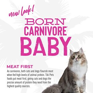 Tiki Cat Born Carnivore Baby, High-Protein and Grain-Free, Complete and Balanced Dry Cat Food for Kittens 6 Weeks+, 5.6 lbs. Bag