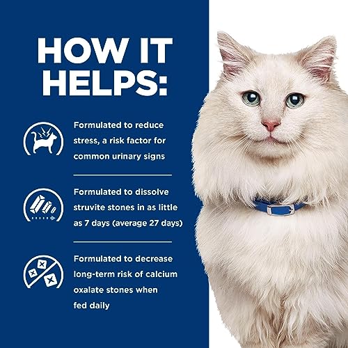 Hill's Prescription Diet c/d Multicare Stress Urinary Care with Chicken Dry Cat Food, Veterinary Diet, 17.6 lb. Bag