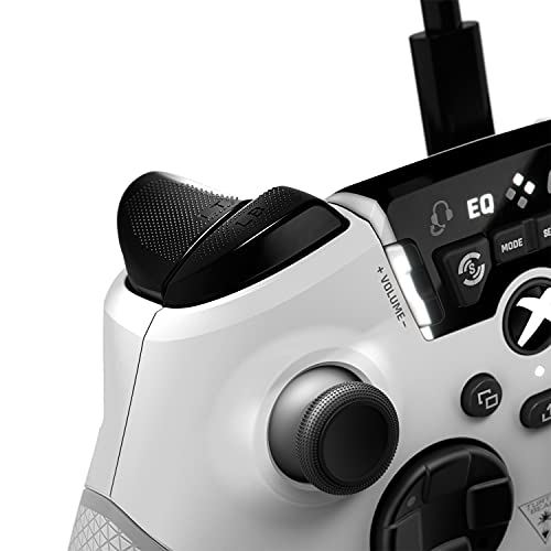 Turtle Beach Recon Controller Wired Game Controller Officially Licensed for Xbox Series X, Xbox Series S, Xbox One & Windows - Audio Enhancements, Remappable Buttons, Superhuman Hearing – White