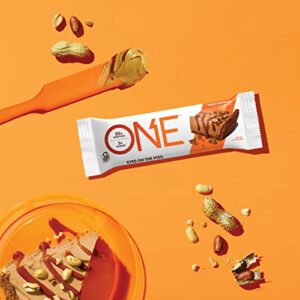 ONE Protein Bars, Peanut Butter Pie, Gluten Free Protein Bars with 20g Protein and 1g Sugar, Pantry Staples, 2.12 oz (12 Count)