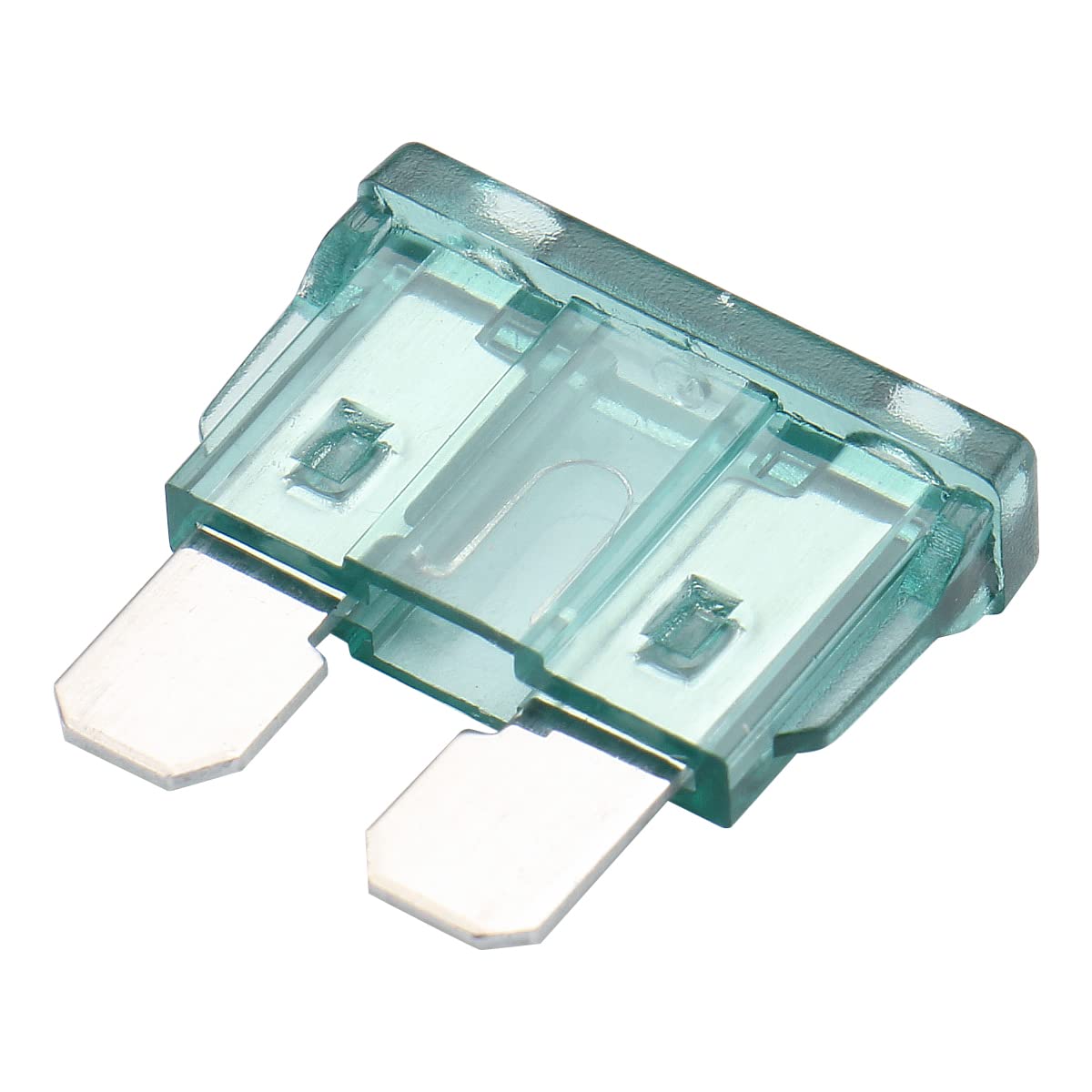 Baomain ATC-1 Clear Green ATO/ATC 1 Amp Fast-Acting Automotive Blade Fuses - Pack of 25