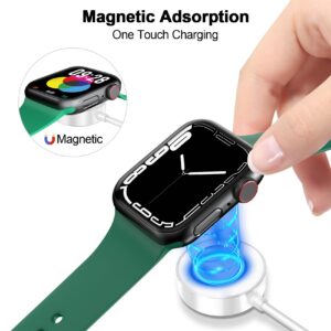 𝟐𝟎𝟐𝟒 𝐔𝐩𝐠𝐫𝐚𝐝𝐞𝐝 for Apple Watch Charger Magnetic Fast Charging Cable [Portable] Magnetic Wireless Charging Compatible with iWatch Series Ultra/9/8/7/6/SE/SE2/5/4/3/2-[6.6FT] White