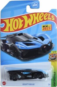 hot wheels bugatti bolide, hw exotics 6/10 [black/blue] 213/250