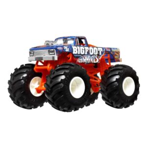 hot wheels monster truck overiszed bigfoot 4x4x4