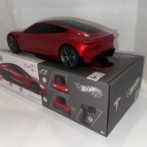 Mattel Hot Wheels red Tesla RC 2.4 GHZ