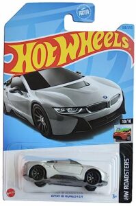 hot wheels bmw i8 roadster, hw roadsters 10/10 [silver] 156/250