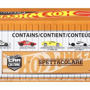 Hot Wheels Premium Car Culture Set of 5 Toy Cars in Collectible Container, Che Figata Die-Cast 1:64 Scale 5-Pack