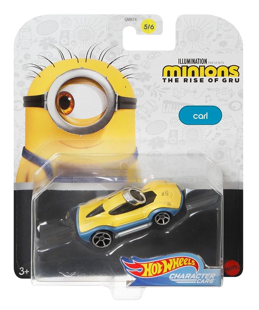 Hot Wheels 1/64 Minions The Rise of Gru Character Car-Carl(5/6)