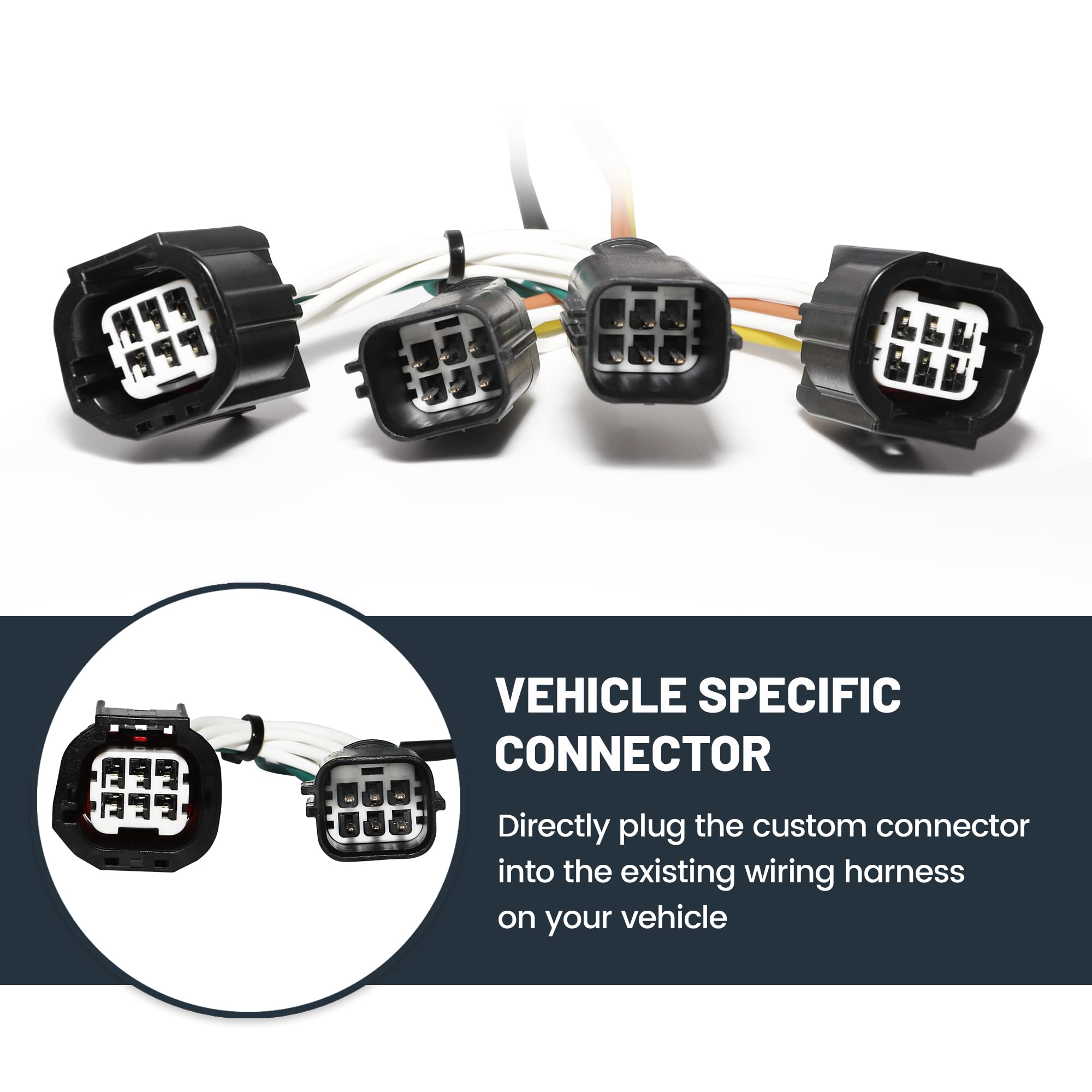 Oyviny 4 Pin Trailer Wiring Harness 56331 for 2011-2016 Chrysler Town and Country, 2021-2022 Chrysler Grand Caravan, 2011-2020 Dodge Grand Caravan Trailer Hitch Wiring