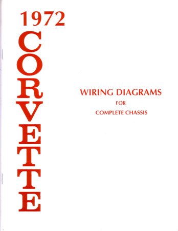 1972 CHEVROLET CORVETTE Wiring Diagrams Schematics