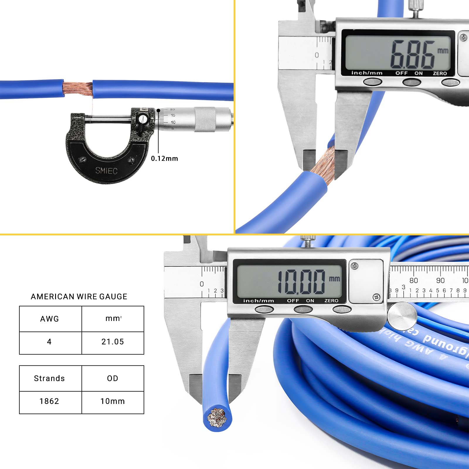 Recoil True 4 Gauge Complete CCA Amplifier Wiring Kits with OFC RCA Cable