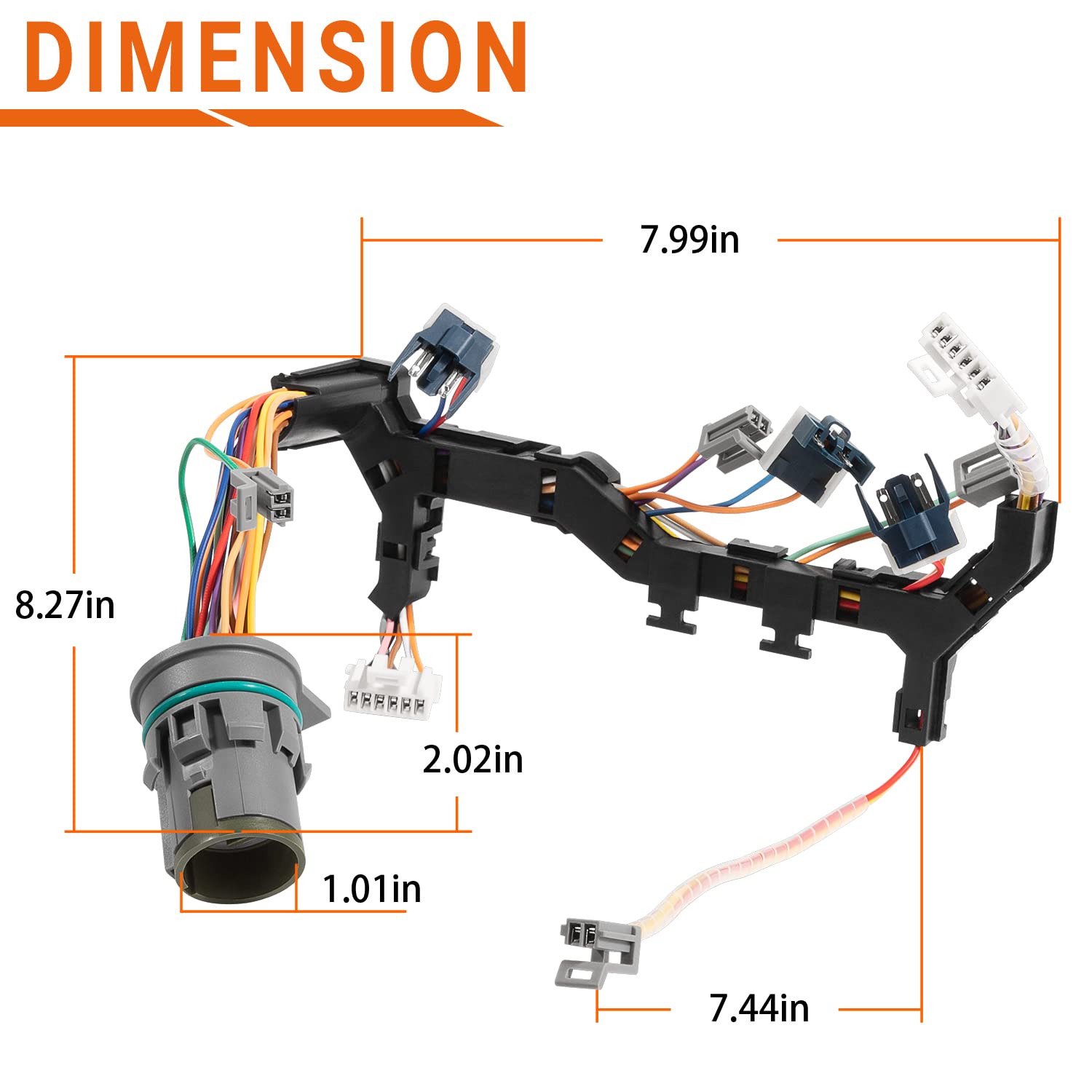 2006-2009 6 Speed Transmission Wiring Harness Fits 1000/2000 Allison GM/Duramax Application Only