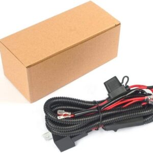 Somaer 12V Horn Wiring Harness Relay Kit For Car Truck Grille Mount Blast Tone Horns(Horn Not Included)