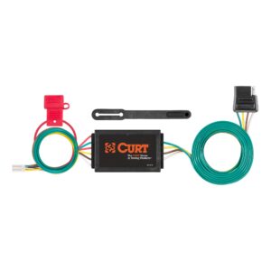 CURT 56370 Vehicle-Side Custom 4-Pin Trailer Wiring Harness, Fits Select Honda CR-V , Black