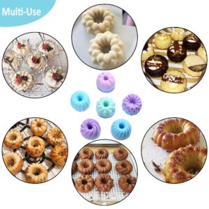 Tongjude 51 Piece Silicone Bakeware Set, Non-Stick Kitchen Oven Baking Pans, Silicone Cake Molds with Muffin Pan, Cookies Baking Sheet, Cake Pan, Donut Pan and Loaf Pan