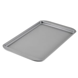 farberware nonstick bakeware, nonstick cookie sheet / baking sheet - 11 inch x 17 inch, gray