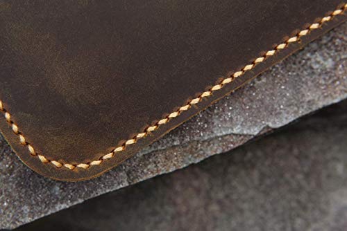 Vintage retro leather new macbook pro 14 15 16 inch sleeve case/macbook air leather bag cover MAC05SF-B