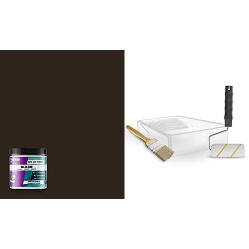 Beyond Paint Bundle, Includes (1) Pint of All-In-One Refinishing Paint in Mocha and (1) Multi-Purpose Paint Toolkit