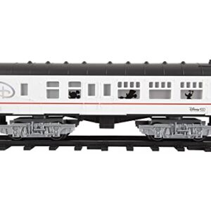 Lionel Disney100 Celebration Ready-to-Play Battery Powered Model Train Set with Remote, White, Black, Red, Large