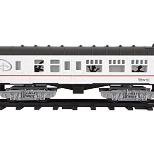 Lionel Disney100 Celebration Ready-to-Play Battery Powered Model Train Set with Remote, White, Black, Red, Large