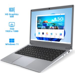 jumper Laptop Computer,14" Full HD Display,12GB RAM,256GB SSD Slim Pc Laptop,Windows 11 Home,Intel Dual Core Processor,Intel HD Graphics,2.4GHZ WiFi,USB 3.0,Long Battery Life