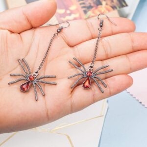 Halloween Spider Earrings Cosplay Gothic Jewelry gifts for Women Girls…