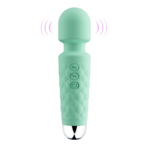 KINGWAND Handheld Back Massager-Rechargeable Mini Massager, Deep Tissue Massager, Used for Shoulder, Waist, Back Pain Relief, Portable Stick Massager, Full Body Massage.