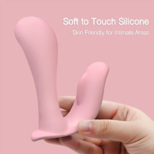 Tracy's Dog Wearable Panty Vibrator with Wireless Remote Control for G Spot Clitoral Stimulation, Butterfly Vibrators with 10 Vibrations, Vibrating Panties Adult Sex Toys for Women Couples Play, Pink