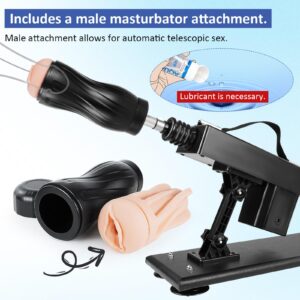 Sex Machines for Men and Woman Automatic Thrusting Sex Machine Thrusting Male Masturbators with 3xlr Adult Dildo and Male Masturbator Cup Man Sex Machine Adult Toy Thrusting Machine Sex Toy with Base